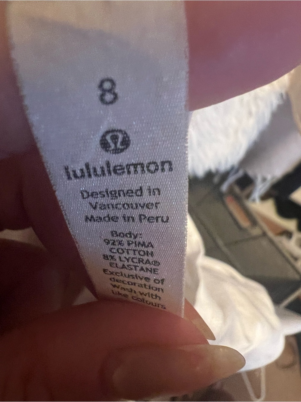 lululemon athletica White Relaxed Muscle Tank - Picture 2 of 2